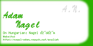 adam nagel business card